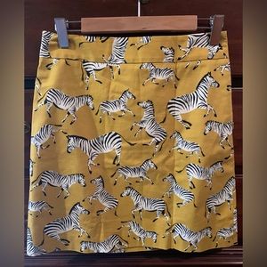 Ann Taylor Factory Skirt. Size 4. Zebra Print.